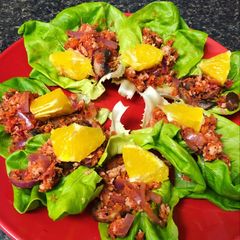Togarashi Chicken Lettuce Cups A picture of Togarashi Chicken Lettuce Cups.