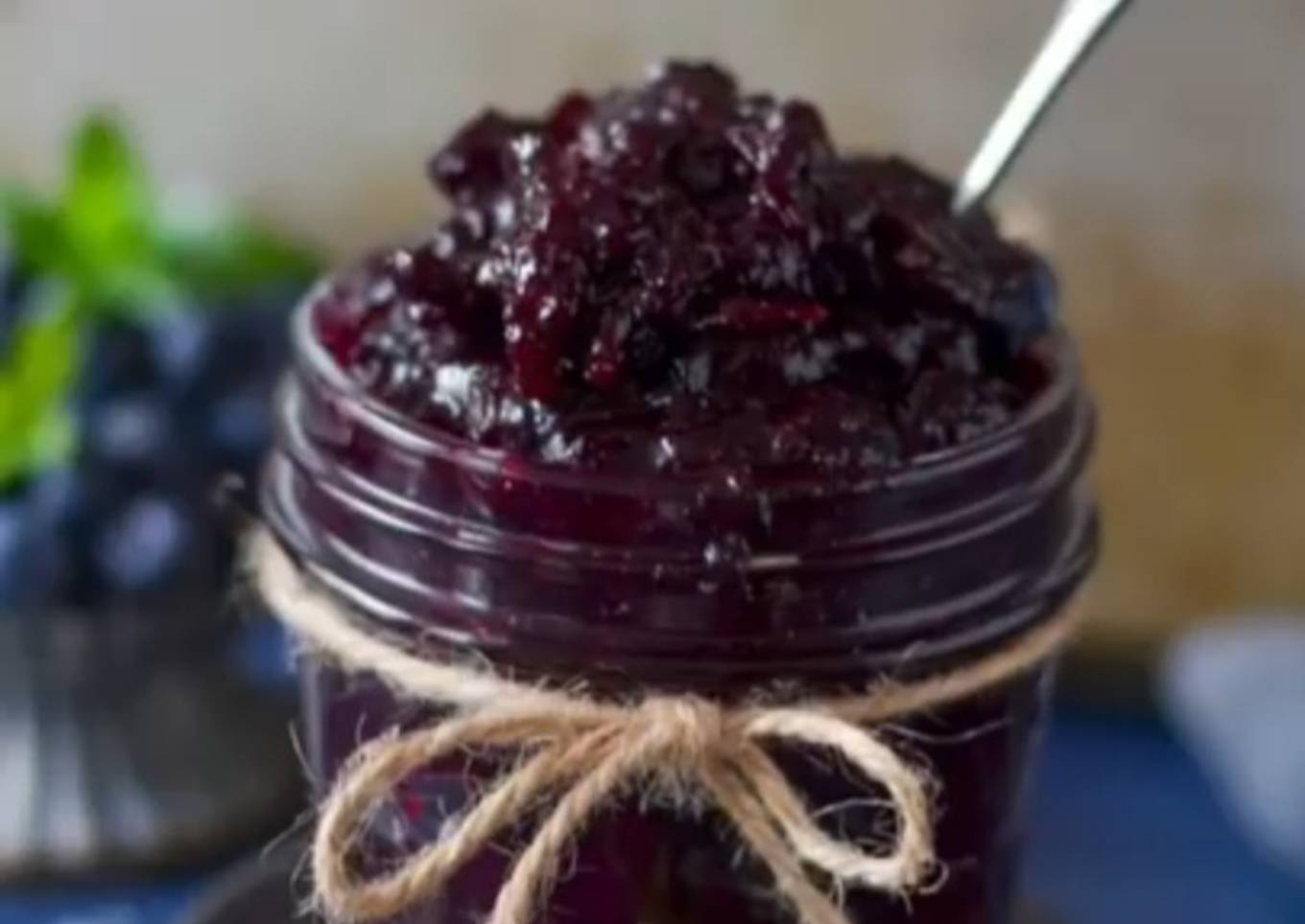Blueberry jam