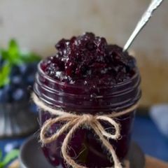 A picture of Blueberry jam.