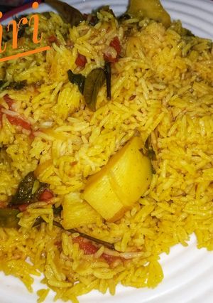 A picture of Aloo ki Tahiri.