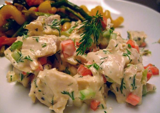 Steps to Prepare Perfect Lemon Dill Chicken Salad