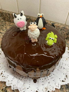 Una foto de Torta húmeda de chocolate