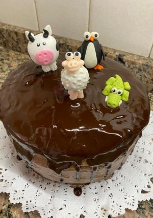 Una foto de Torta húmeda de chocolate