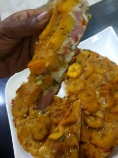 Plantain Frittata ainihin hoton girkin