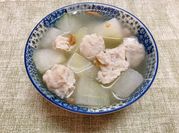 A picture of fish balls