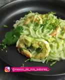 💥 PASTA CON CAMARONES EN SALSA DE AGUACATE Y CILANTRO 💥
