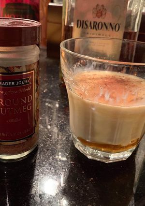 A picture of Amaretto Eggnog.
