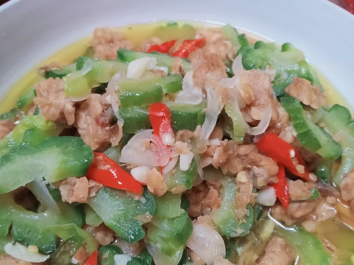 Cara Mudah Membikin Resep Tumis Pare Tempe no Pait yang Uenak Anti Ribet, Sempurna