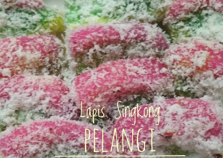 Lapis Singkong Pelangi / Ongol Ongol