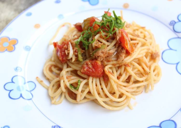 Spicy Tuna Spaghetti