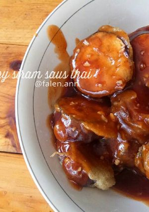 Foto resep Terong crispy siram saus thai