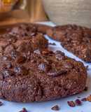Cookies doble chocolate en Airfryer