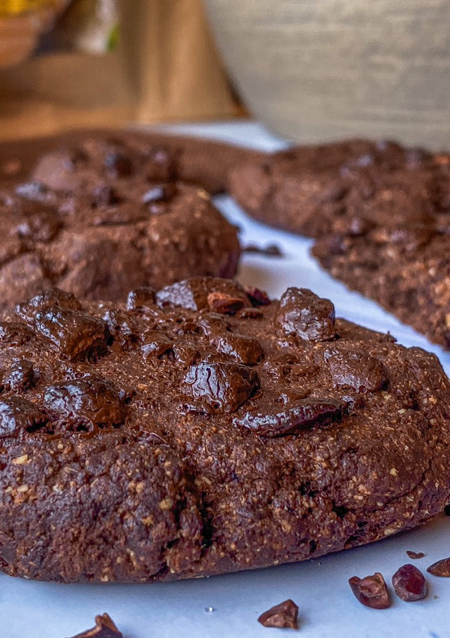 Una foto de Cookies doble chocolate en Airfryer