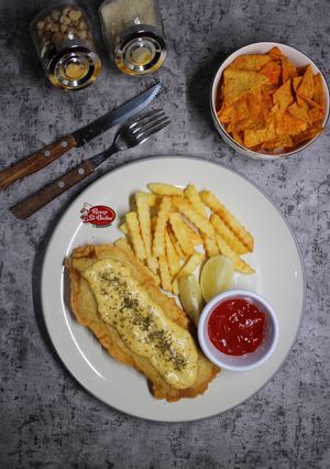 Foto resep Fish & Chips w/ Tartar Mayo