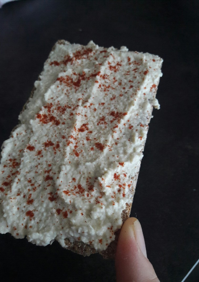 Una foto de Queso crema vegano de anacardos