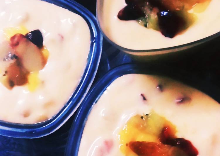 Easiest Way to Make Super Quick Homemade Mango Cream Dessert (Delight)