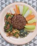 Cơm eatclean eps02: Cá basa phi lê sốt cà chua