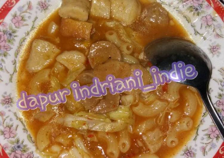 Langkah Mudah untuk Membuat Seblak makaroni otak otak Anti Gagal