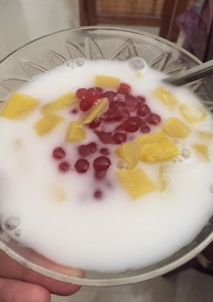 Foto resep Bubur mutiara merah putih