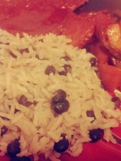 Una foto de Arroz con Frijoles Negros