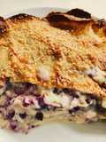 Lasagne di Senatore Cappelli con radicchio, brie e patate al vapore