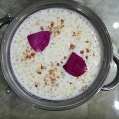 A picture of Sabudana kheer.
