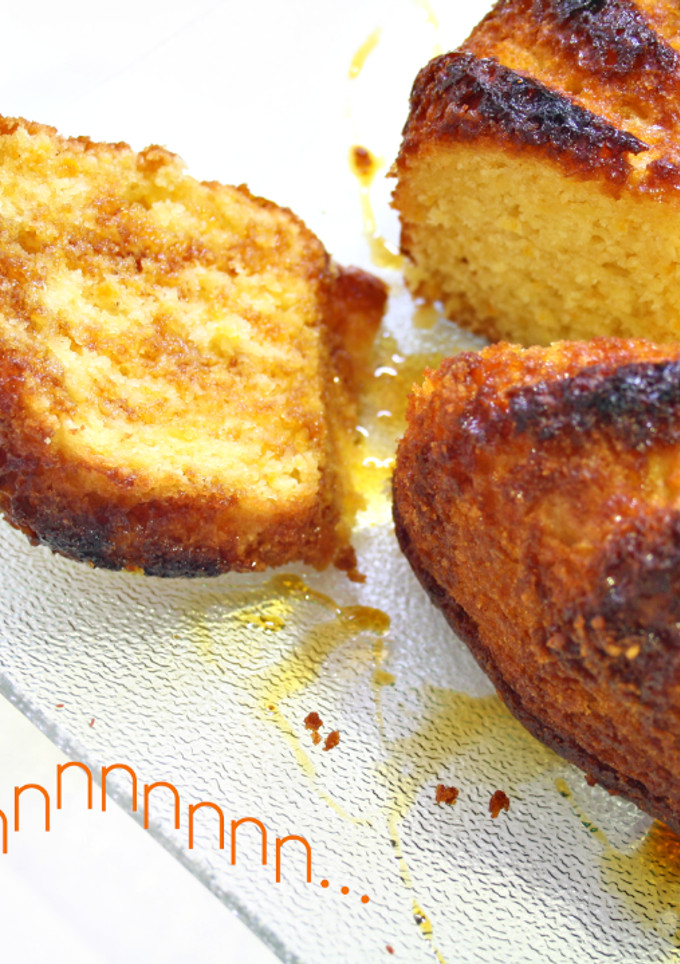 Una foto de Bizcochón de naranja con Savia de Palmera 