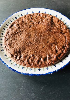 Une photo de Gâteau au chocolat et aux marrons