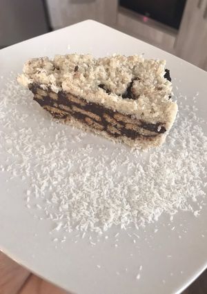Cukormentes📛kekszes / kókuszos torta🥥 recept fotója