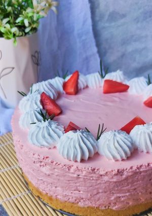 Foto resep Strawberry Cheesecake No Bake