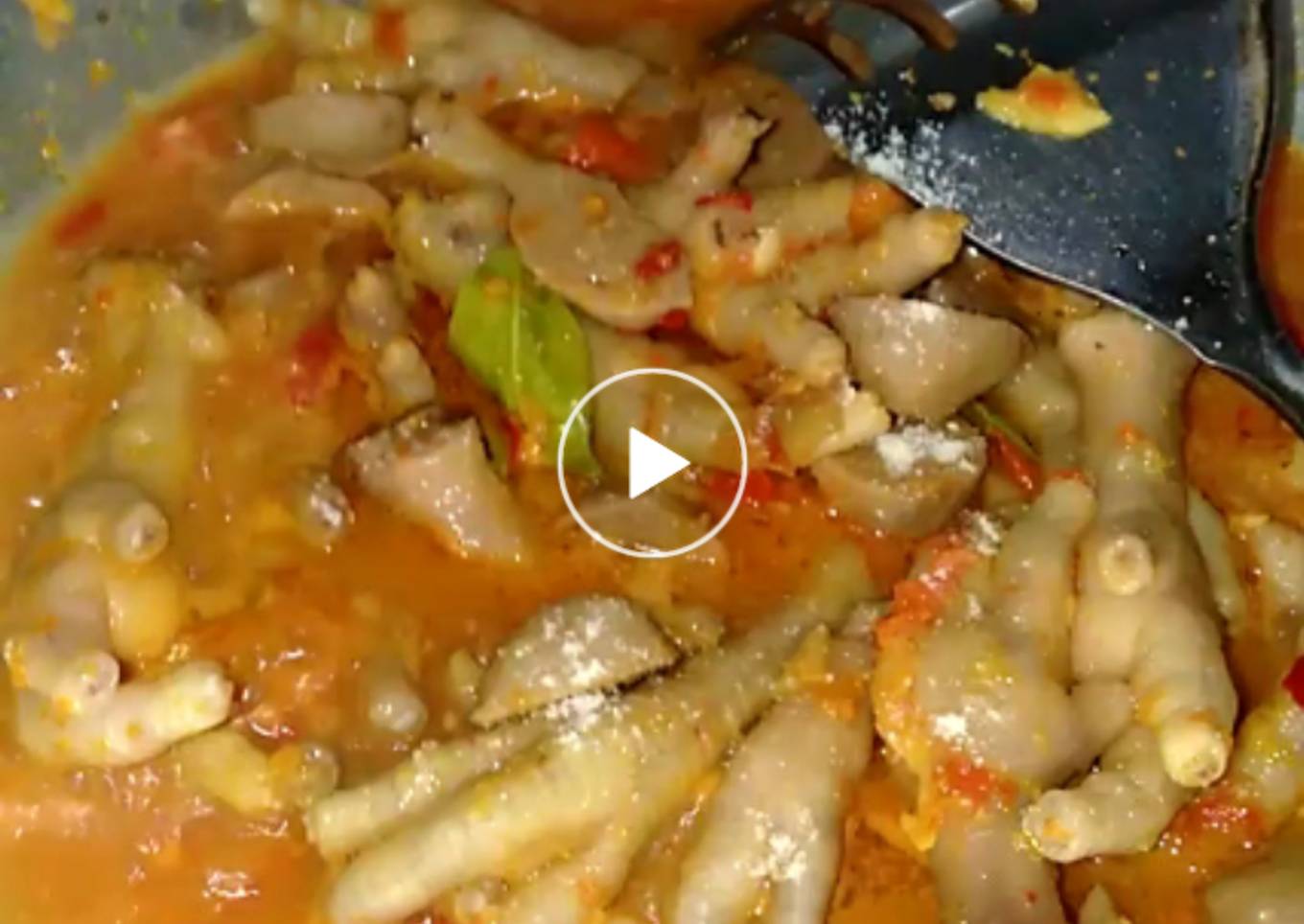 Ceker bakso mercon