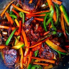 Teriyaki Chicken Thigh Stir Fry A picture of Teriyaki Chicken Thigh Stir Fry.
