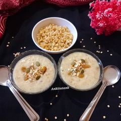 Millet payasam (kheer) A picture of Millet payasam (kheer).