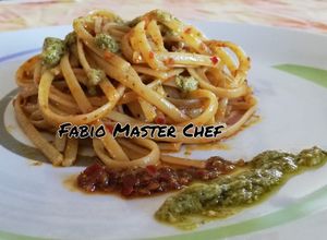 Foto di Linguine con Pesto alla Genovese e 'Nduja di Spilinga