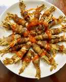 Bò cuộn nấm kim châm