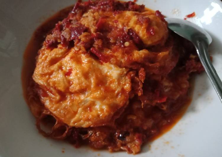 Resep Balado Telur Mata Sapi, Lezat Sekali