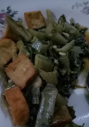 Foto resep Tahu tumis sawi asin