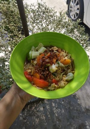 Foto resep Mie oblok pedas