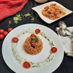 A picture of Tomato Rice.