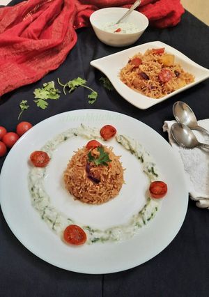 A picture of Tomato Rice.