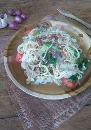 Foto resep Mie Tek Tek Kuah