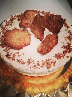 Una foto de Tarta helada de tejas del puerto