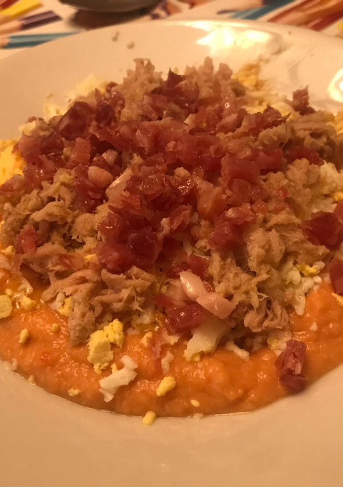 Una foto de Salmorejo a mi toque