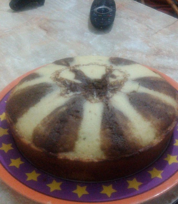 Una foto de Bizcochuelo marmolado
