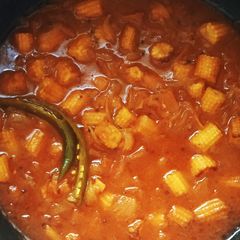 A picture of Baby Corn Masala Curry.