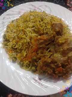 عکسی از دستور شوید پلو باماهیچه🍖