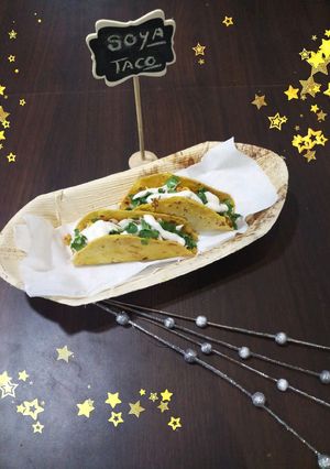 A picture of Soya taco.