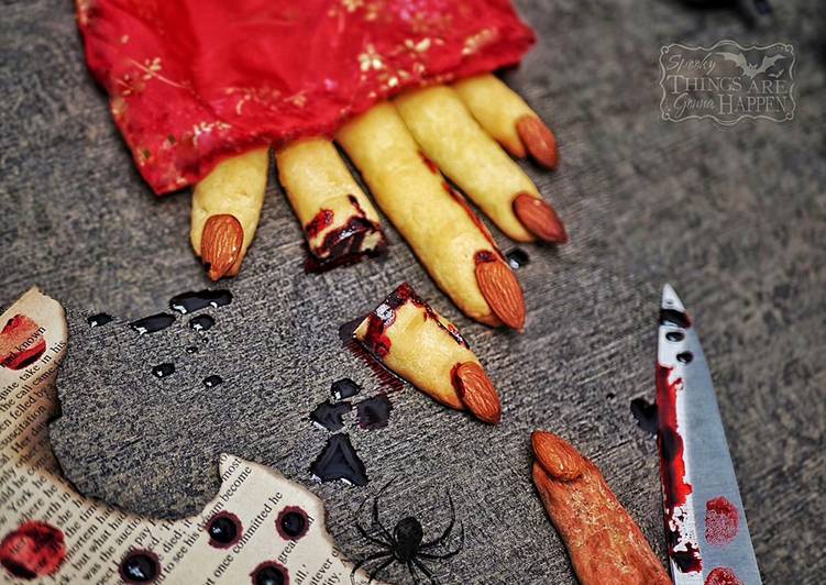 makanan Halloween Finger Cookies Anti Gagal