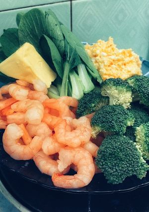 Hình của món Tôm rim trứng muối - đánh đuổi mẹ chồng 😿😿.