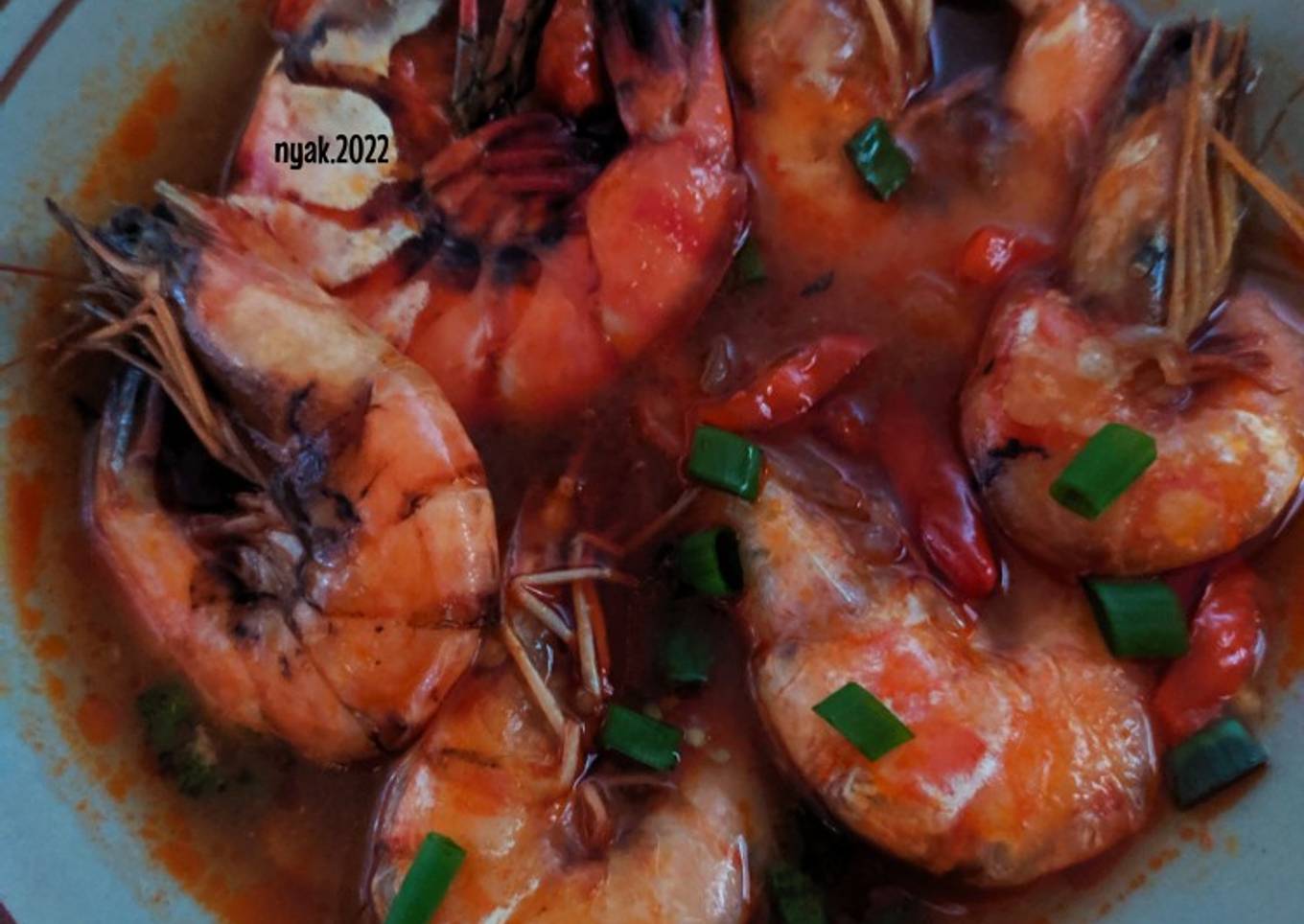 Udang Kuah Pedas